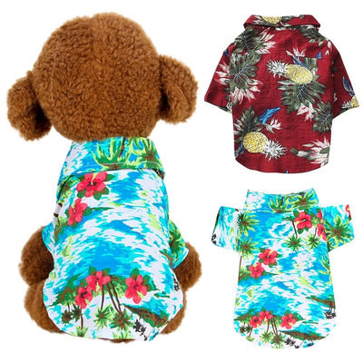 Summer Pet Printed Clothes